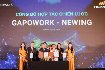 CÔNG BỐ HỢP TÁC CHIẾN LƯỢC GAPOWORK - NEWING