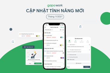 GapoWork cập nhật tính năng trong tháng 11