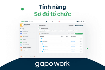 Hướng dẫn sử dụng tính năng mới Sơ đồ tổ chức trên GapoWork