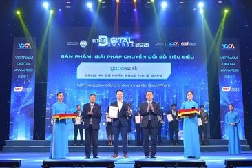 GapoWork được tôn vinh là 'Giải pháp công nghệ số tiêu biểu 2021'