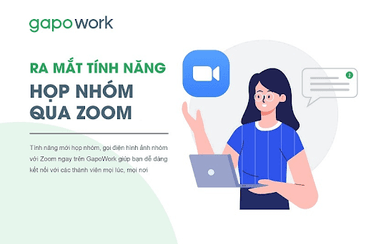 GapoWork tài trợ 100% zoom miễn phí cho doanh nghiệp