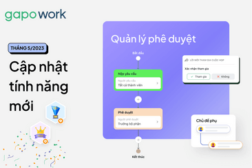 GapoWork cập nhật tính năng mới tháng 6/2023