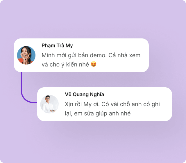 Khuyến khích phản hồi và tương tác hai chiều để góp ý về hoạt động hoặc sản phẩm. 