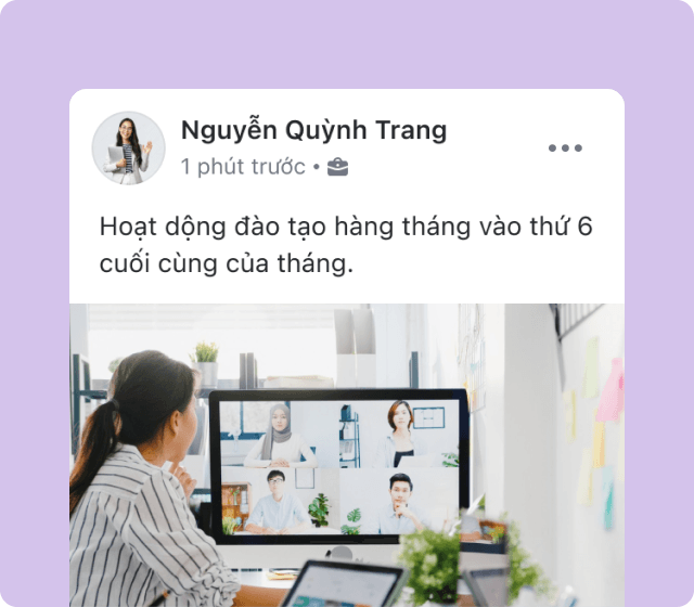 Bình luận ngay tại lớp học đã tạo để nhắc nhở thành viên về khóa học và giá trị mà khoá học mang lại. 
