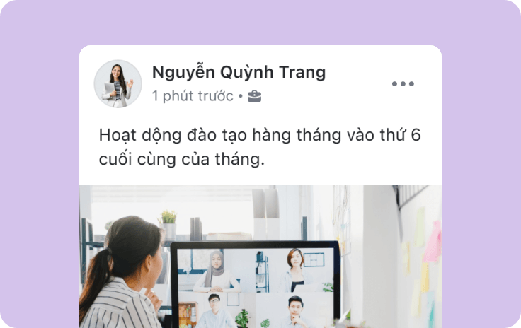 Chia sẻ kinh nghiệm đào tạo và học tập hiệu quả trong tổ chức.