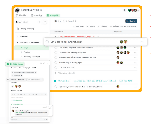 Tìm hiểu về tính năng quản lý công việc trên GapoWork - Ảnh 5