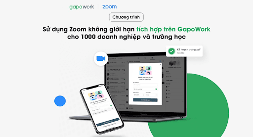 GapoWork tài trợ 100% zoom miễn phí cho doanh nghiệp - Ảnh 2
