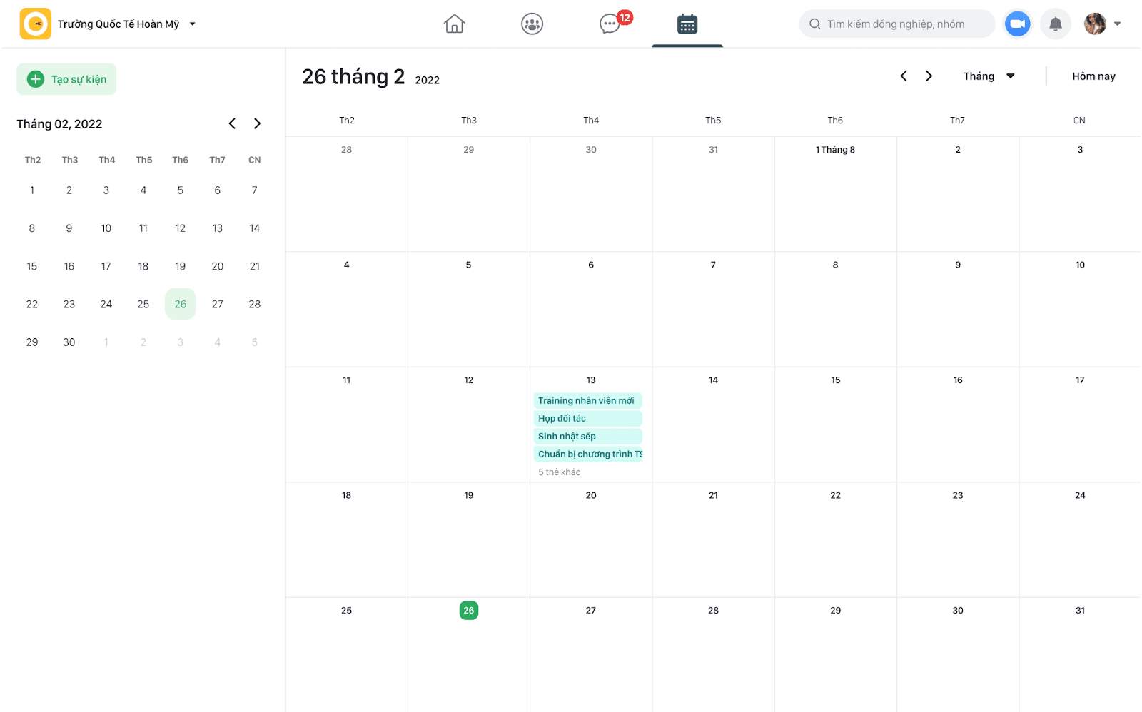 GapoWork cập nhật tính năng mới Calendar trong tháng 3/2022 - Ảnh 5