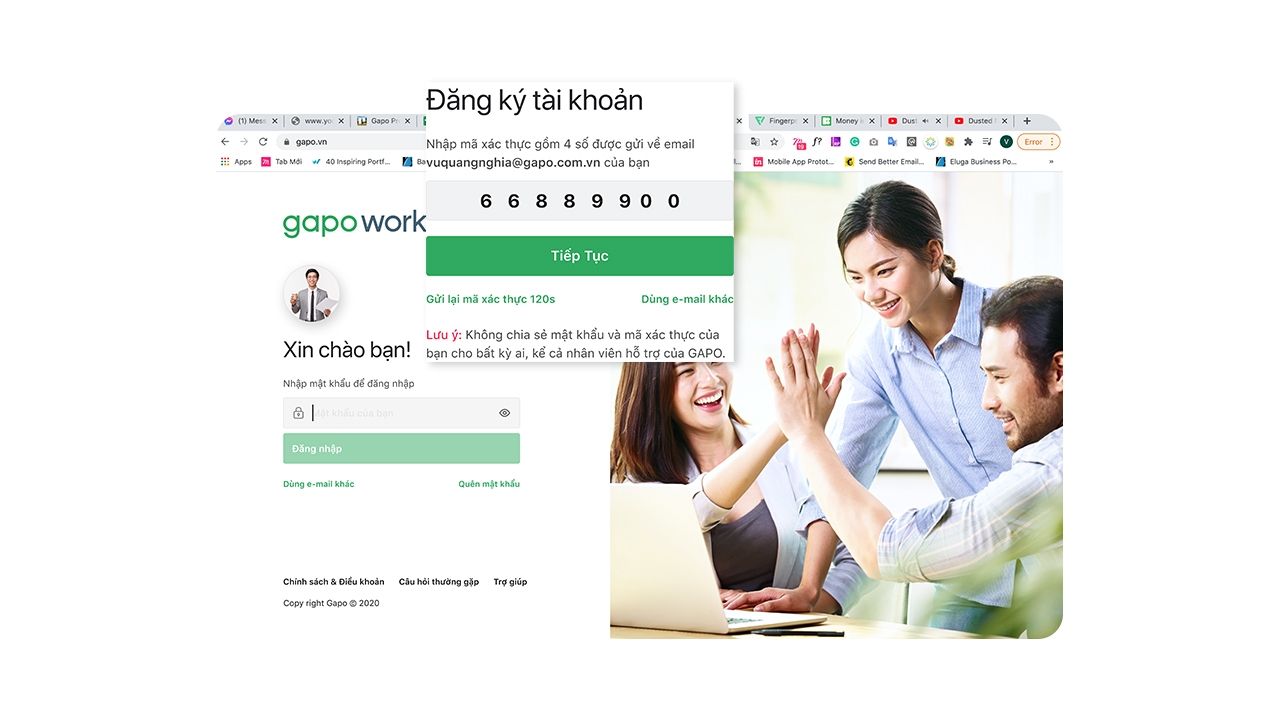 Hướng dẫn đăng nhập và thiết lập thông tin cá nhân trên GapoWork - Ảnh 4