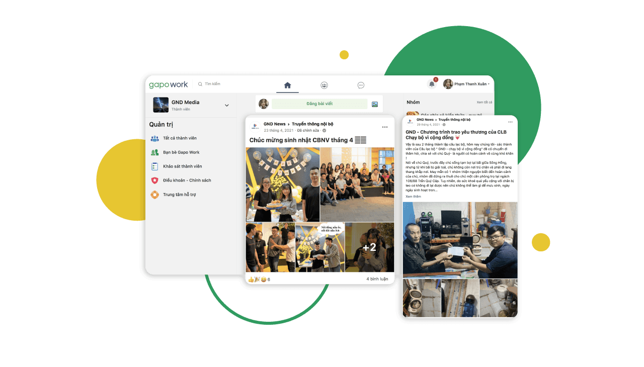 Tối ưu hóa bảng tin của bạn trên GapoWork - Ảnh 1